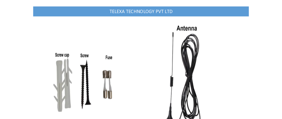 Screws, fuse and antenna accessories