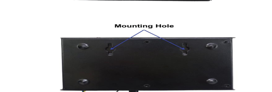Mounting holes on device base
