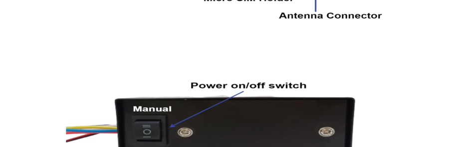 Power on/off switch — Manual and Auto