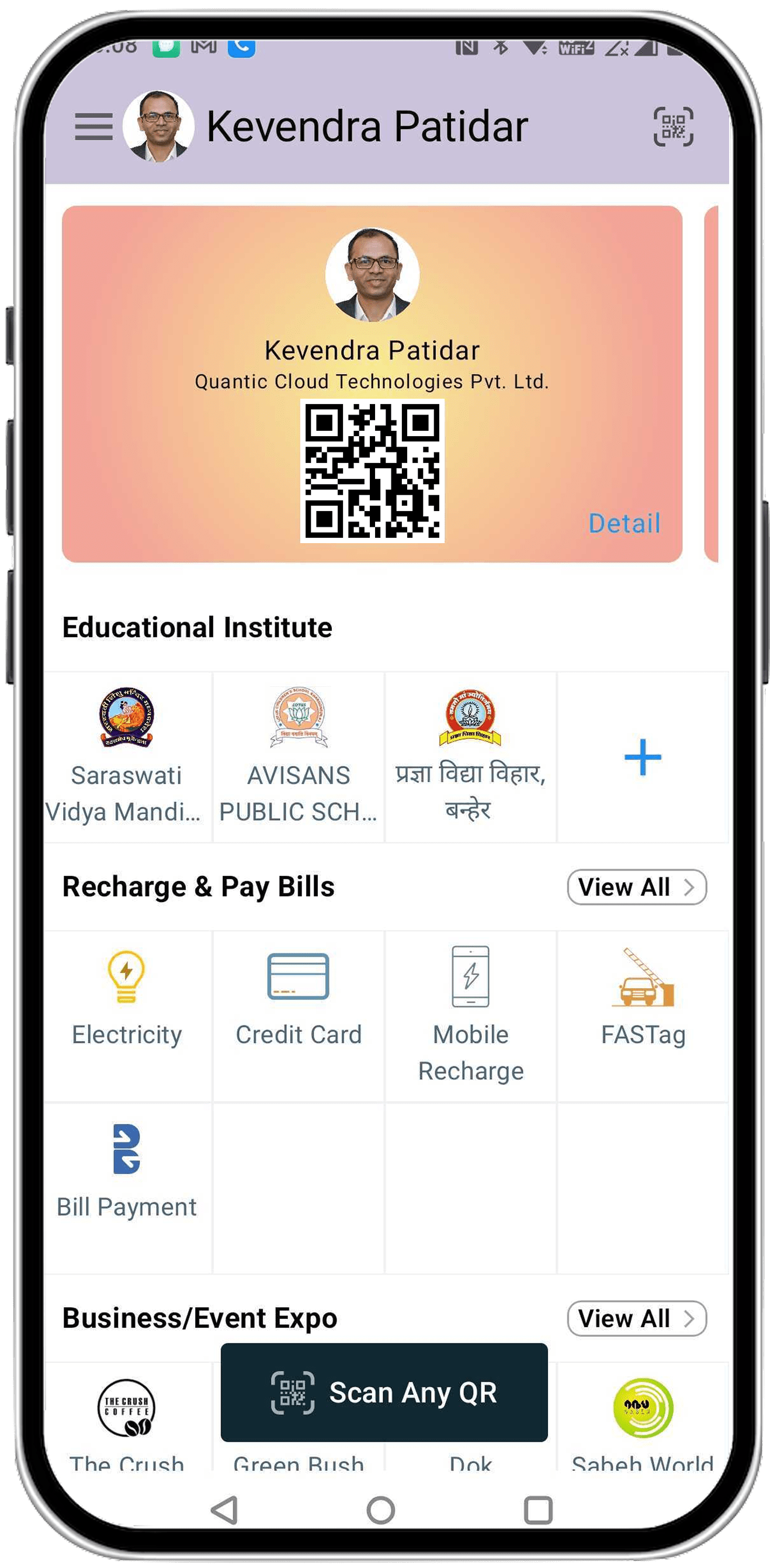 Zone App Screenshot