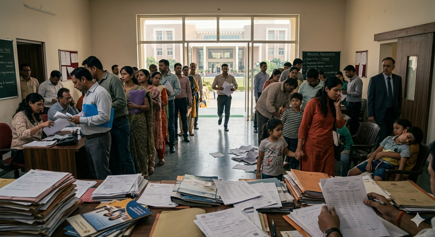 Admission chaos